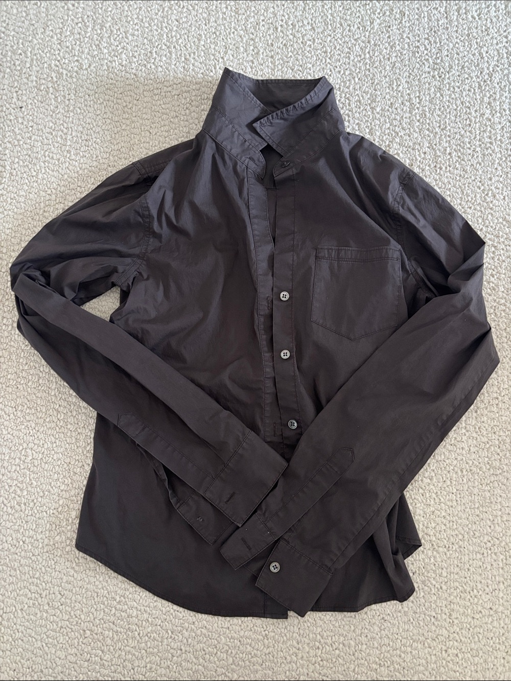 Theory Dark brown shirt